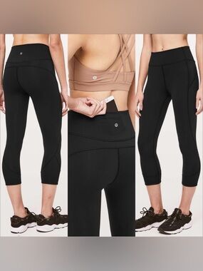 Lululemon In Movement Crop *Everlux 19"